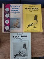 Vintage Britain's Year Book of Pigeon Racing Lot x3 1969 1973 1977 Gazette Books