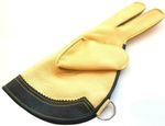 Falconry Glove Leather Bird Handling Suede Layer Leather Glove. Double Short