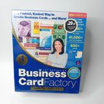 BUSINESS CARD FACTORY DELUXE VERSION 3.0 SOFTWARE VISTA & XP - NEW SEALED - RARE