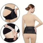 Pregnancy Maternity Belt Lumbar Back Support Waist Band Belly Bump Brace Strap A