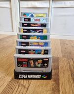 SNES Super Nintendo Display Game Stand Holder