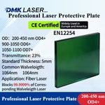 DMK Laser Protective Plate 900-1100nm OD7+ CE Safety Shield For Weld/Cut Machine
