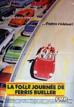 FERRIS BUELLER'S DAY OFF - CAR - FERRARI - RARE ORIGINAL LARGE FRENCH POSTER