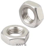 HALF NUTS THIN HEXAGON LOCK NUT METRIC COARSE THREADS STAINLESS STEEL M1.6 - M36