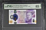 GB / England King Charles III £20 400a Low Serial EH10 981375 PMG 65 EPQ