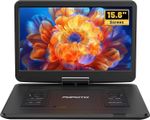 17.5" Portable DVD Player with 15.6" Large HD Swivel Screen,Region Free,Sync TV