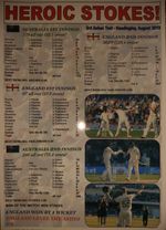 England beat Australia - 2019 Ashes third test - Ben Stokes - souvenir print