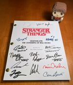 Stranger Things Pilot Script Signed- Vanishing of Will Byers- Autograph Reprints