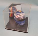 Minichamps ARIA Racing Helmet HEINZ HAROLD FRENTZEN F1  1:8 1997 Rare Cube Case.