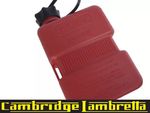 1ltr Red Petrol Fuel Can neat & small Lambretta Vespa Scooter Car Van Mower