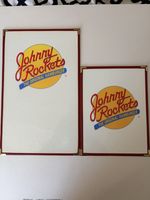 Vintage Johnny Rockets Restaurant Menu x2 Original Diner Memorabilia Rare