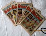 THE BEANO COMICS x 5 DENNIS THE MENACE.  1981 Issues 2046-2050 Lovely Condition