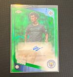 Topps Chrome UEFA Club Competitions 2025/26 Oscar Bobb Man City Auto CA-OB 20/99
