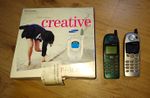 Samsung SGH-T100 Silver Flip Phone, Box Accessorie, Plus 2 Nokia 5110