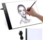 Ultra-Thin Led A4 Light Box, Adjustable Brightness Drawing Light Pad, USB Cable