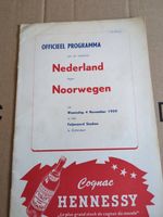 1959 Netherlands v Norway programme - Rotterdam, Holland