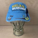 Suzuki Rizla Superbike Baseball Cap Hat Blue Moto GP Dread Shane Byrne Vintage