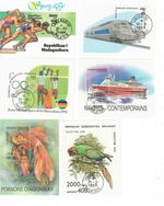 Block collection Madagascar, 8 pieces