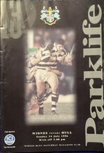 Widnes v Hull FC programme July 1996