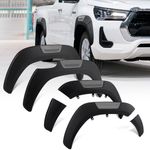 Matte Wheel Arch Set Fender Flares for Toyota Hilux MK8 MK9 2015-2025 Invincible