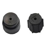 2x Car AC Valve Caps High Low Side Refrigerant Port Dust Covers 13mm 16mm