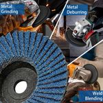 3 Inch Zirconia Flap Disc Grinding Wheels 60 Grit for Angle Grinder