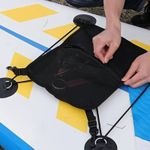 SUP Mesh Storage Bag Quick-Drying SUP Deck Bag Anti-Slip Pockets for Surfing