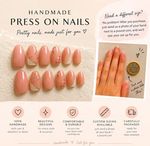 Handmade Press ons any design made to fit your fingers