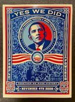 Obama 2008 Yes We Did Shepard Fairy Stickers Moveon.org (49 available)