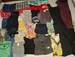 24 Items  VINTAGE RETRO FESTIVAL Clothing Bundle Job Lot 5 KG 