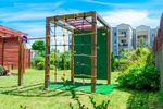 Powder Coated Metal Monkey Bars Ladder Rungs Pull UP 600mm 900 mm 1250 mm INOX