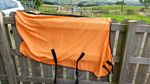 Elico Equestrian Lightweight Stable Rug Orange/Black Trim 6'0''