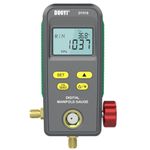 Refrigeration Digital Manifold Gauge LCD HVAC Vacuum Pressure Tester 0-6000Kpa