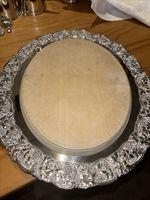 Silver Plated Serving Tray Cheese Board
