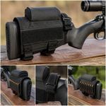 Tactical Rifle Cheek Rest Riser Pad Bullet Holder Ammo Bag Nylon Hunting Quality