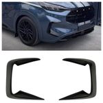 Fit For Ford Transit Custom 2024-on Aero Canard Front Spoiler in Glossy Black 