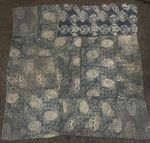 Original japanese sashiko textile from early 1900 125cm x 123cm Boro fabric