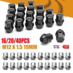 20/16/32/40 X FOR FORD WHEEL NUTS ALLOY FIESTA MK5 MK6 MK7 MK8 M12 X 1.5 19MM