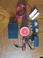 Shed Alarm, door magnet 12v/240v security system Shed, Lock up remote option