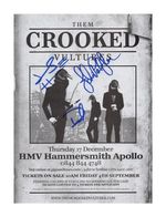 THEM CROOKED VULTURES ENTIRE GROUP AUTOGRAPHED SIGNED A4 POSTER PHOTO PRINT