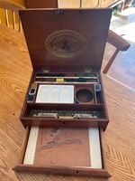 Vintage Reeves and Sons Water Colour Paint Box with Paint Cakes c1870      #6222