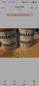 Kendamil Organic Follow On Milk 800g x2 Balanced Nutritional Formula for Infants