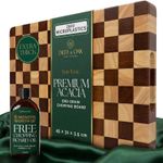 End Grain Chopping Board Acacia 45x31cm Butchers Block Wooden Large Kitchen Gift