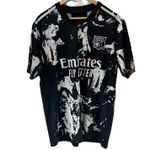 Lyon 2021/22 Third Shirt Adidas Black & White Men’s Size 2XL XXL Worn Sponsor