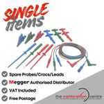 Megger MFT - Spare single Leads - Crocs - Probes - Grabbers