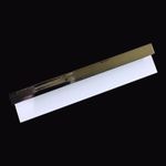 Silver End Cap Trim 10mm For Shower Wall Panels PVC Bathroom Cladding Chrome PVC