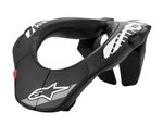 ALPINESTARS KIDS YOUTH NECK SUPPORT BLACK WHITE BRACE MOTOCROSS MX BMX MTB NEW