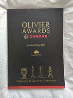 Oliver Awards 2026 50th Anniversary Official Programme