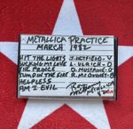 Metallica “Ron McGovney Garage demo 1982” Cassette Tape (New) and Plectrum!