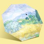 Portable Mini Pocket Compact Umbrella Sun Anti UV 6Folding Rain Windproof Travel